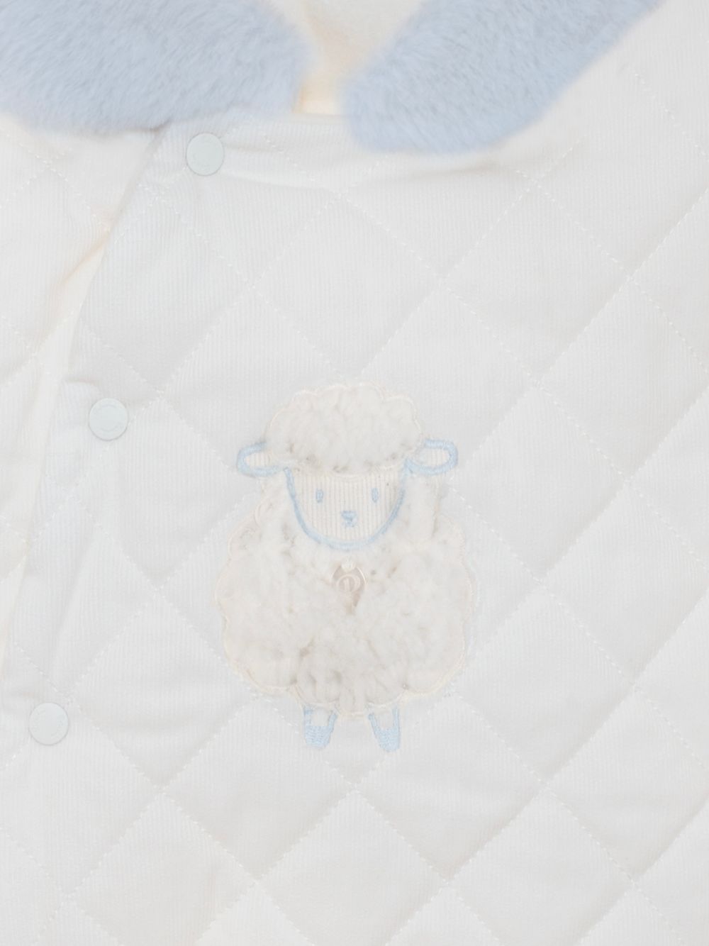 Light Blue velour pramsuit