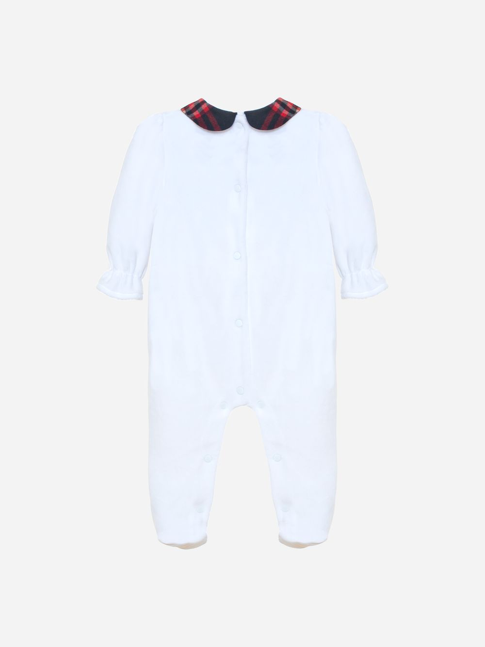 Scottish tartan babygrow