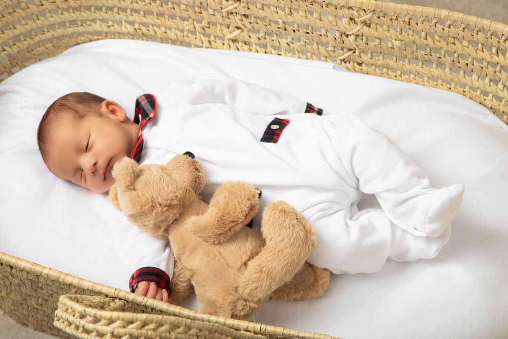 White babygrow with Scottish Tartan details