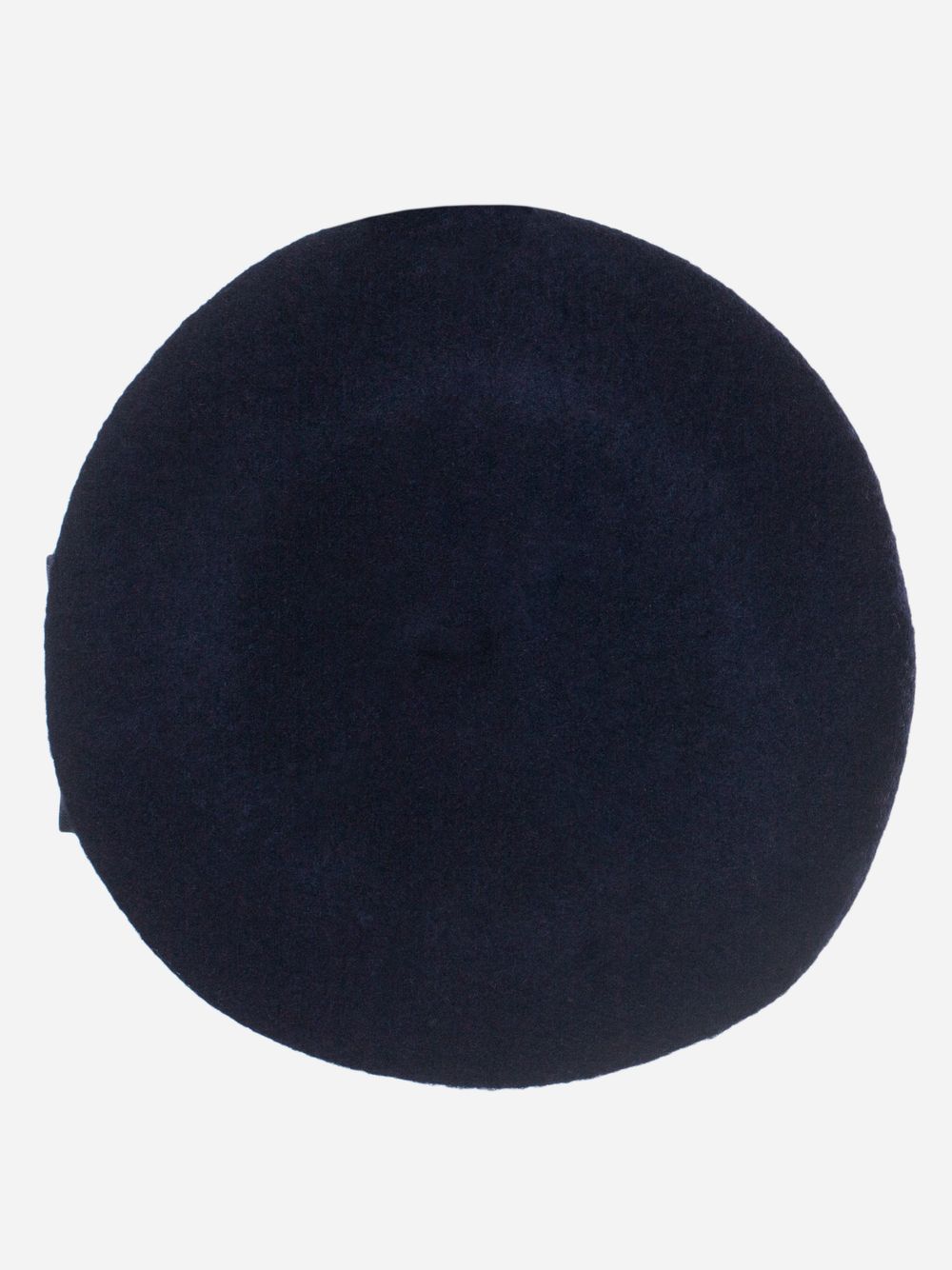 Navy Blue beret with tartan bow