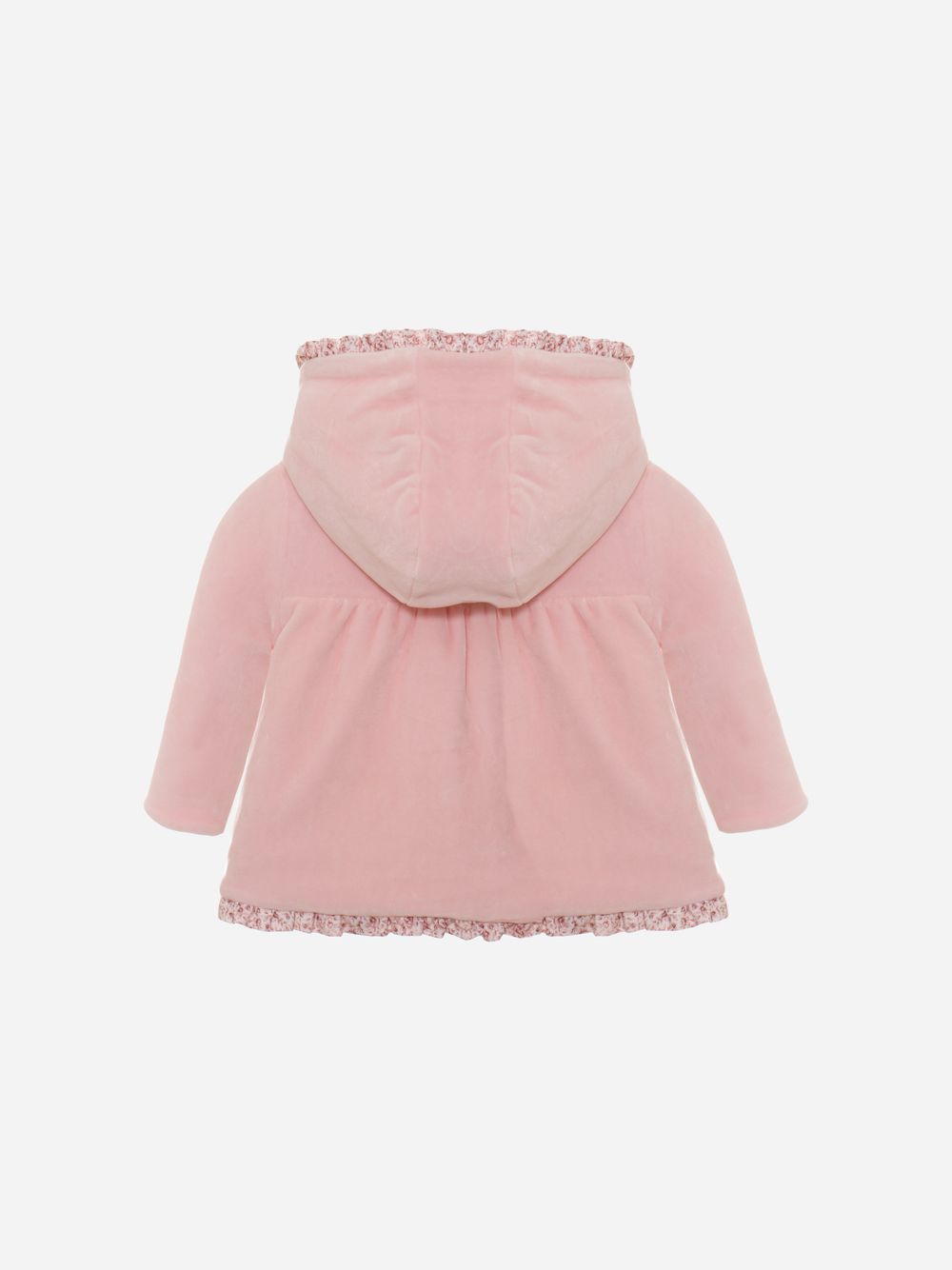 Pink velour coat