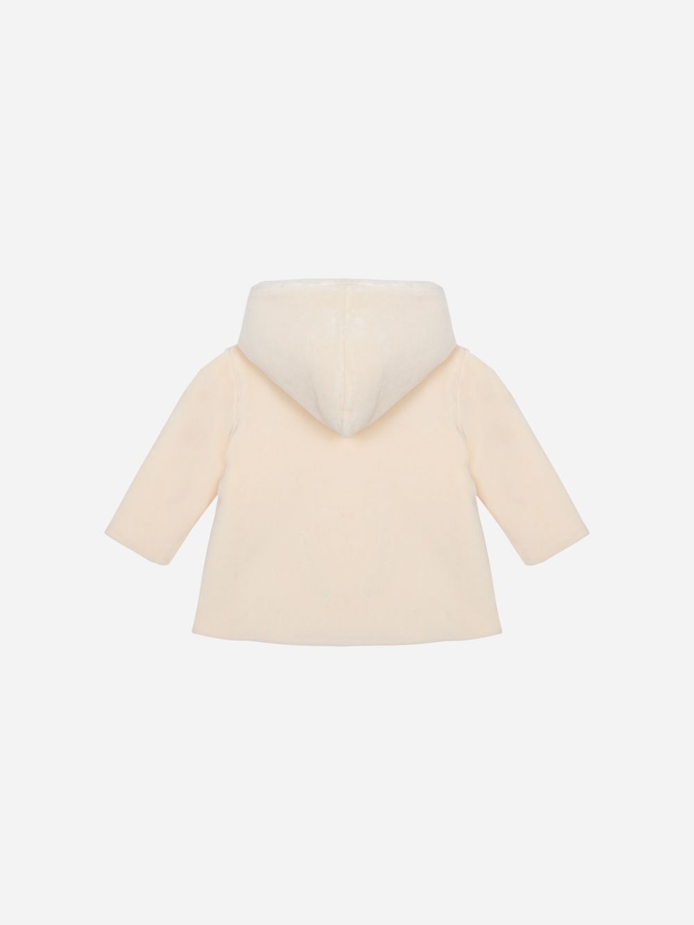 Beige velour coat