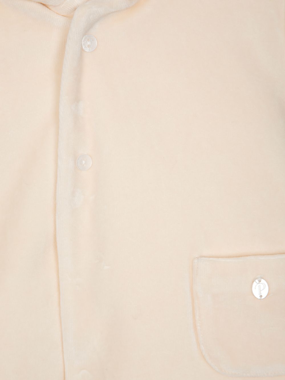 Beige velour coat