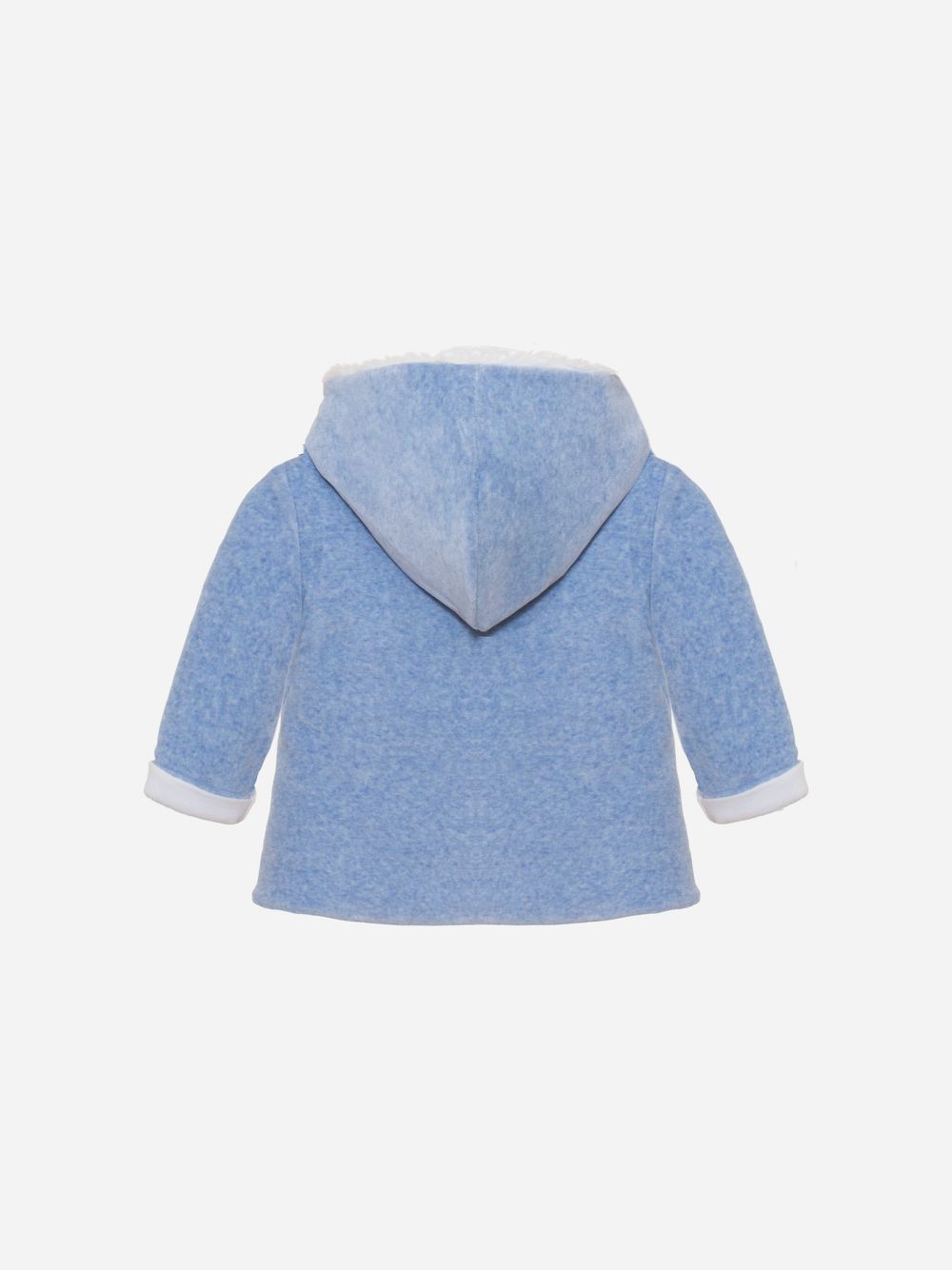 Blue velour coat