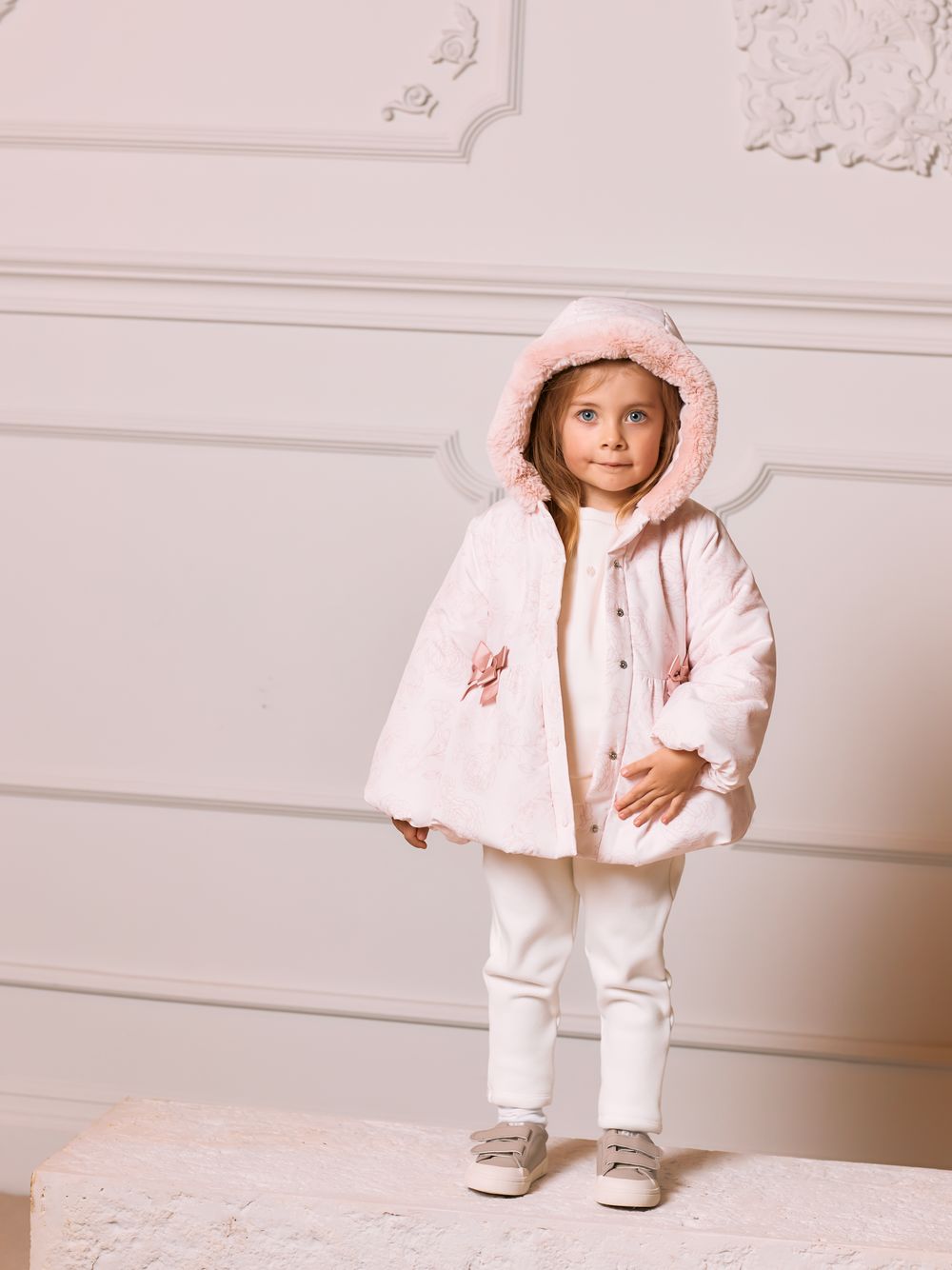 Pink raincoat