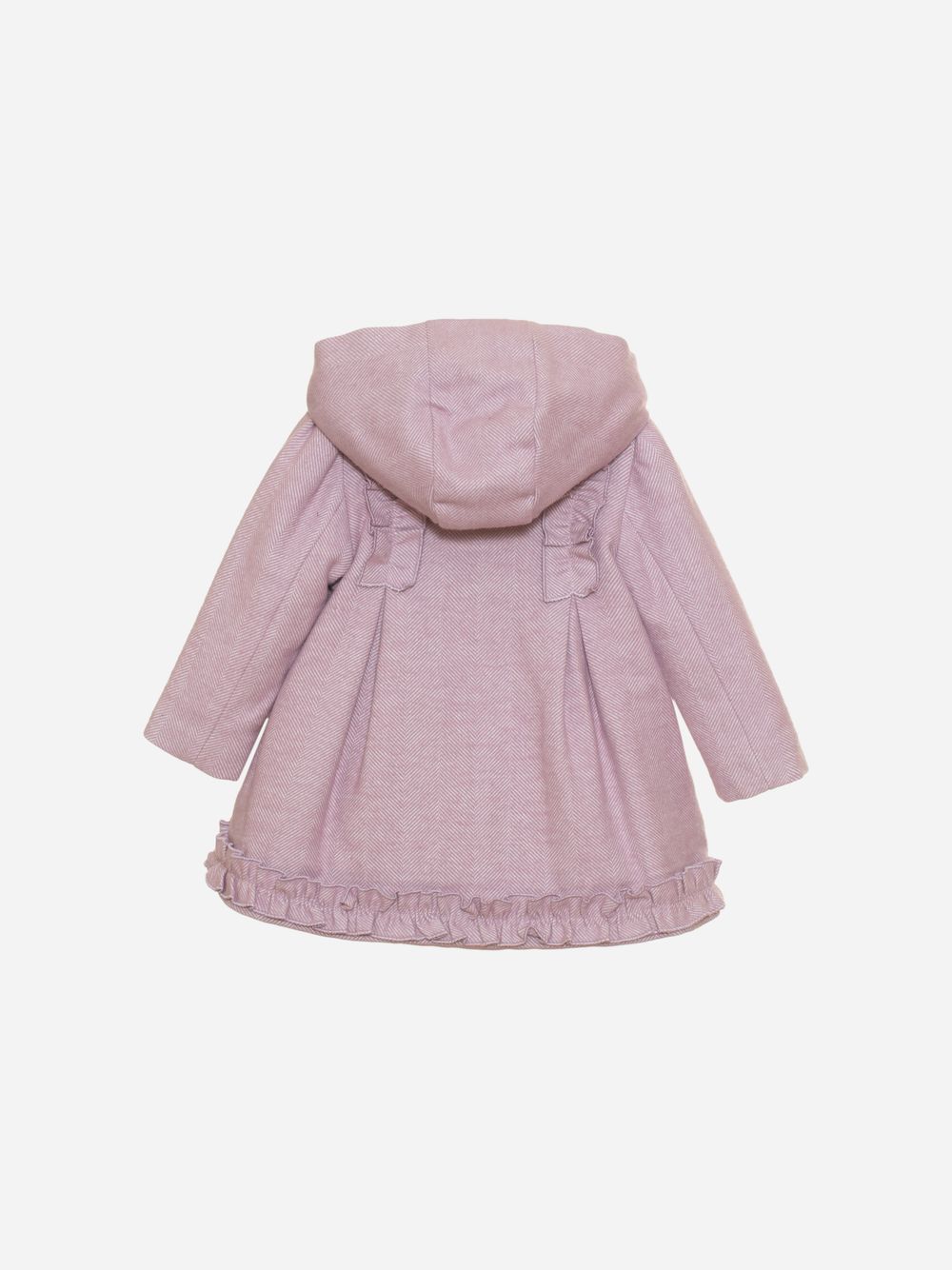 Lilac hooded coat