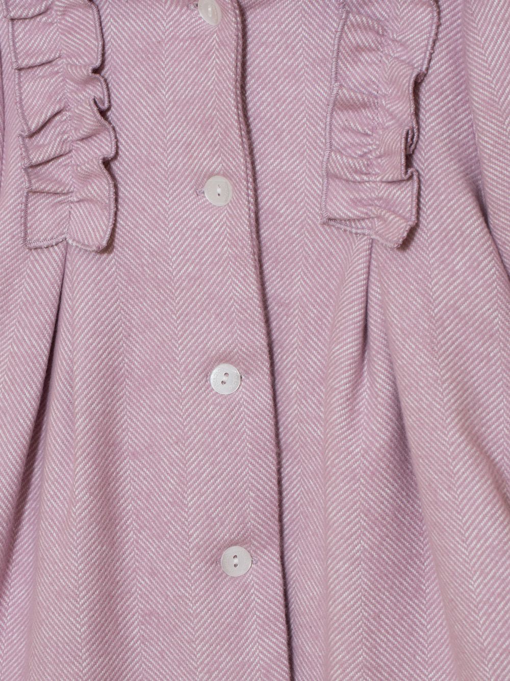 Lilac hooded coat