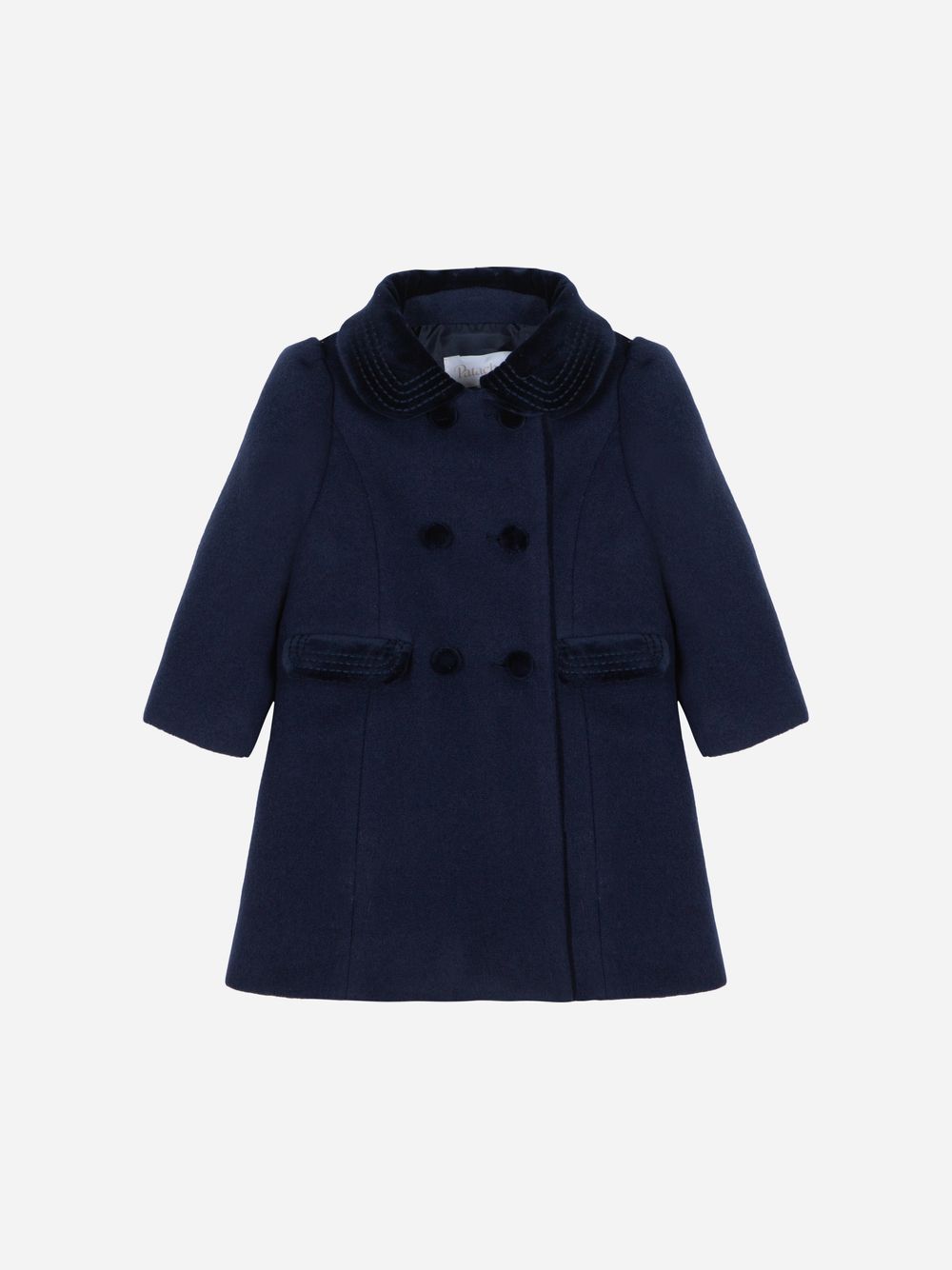 Navy Blue mouflon coat