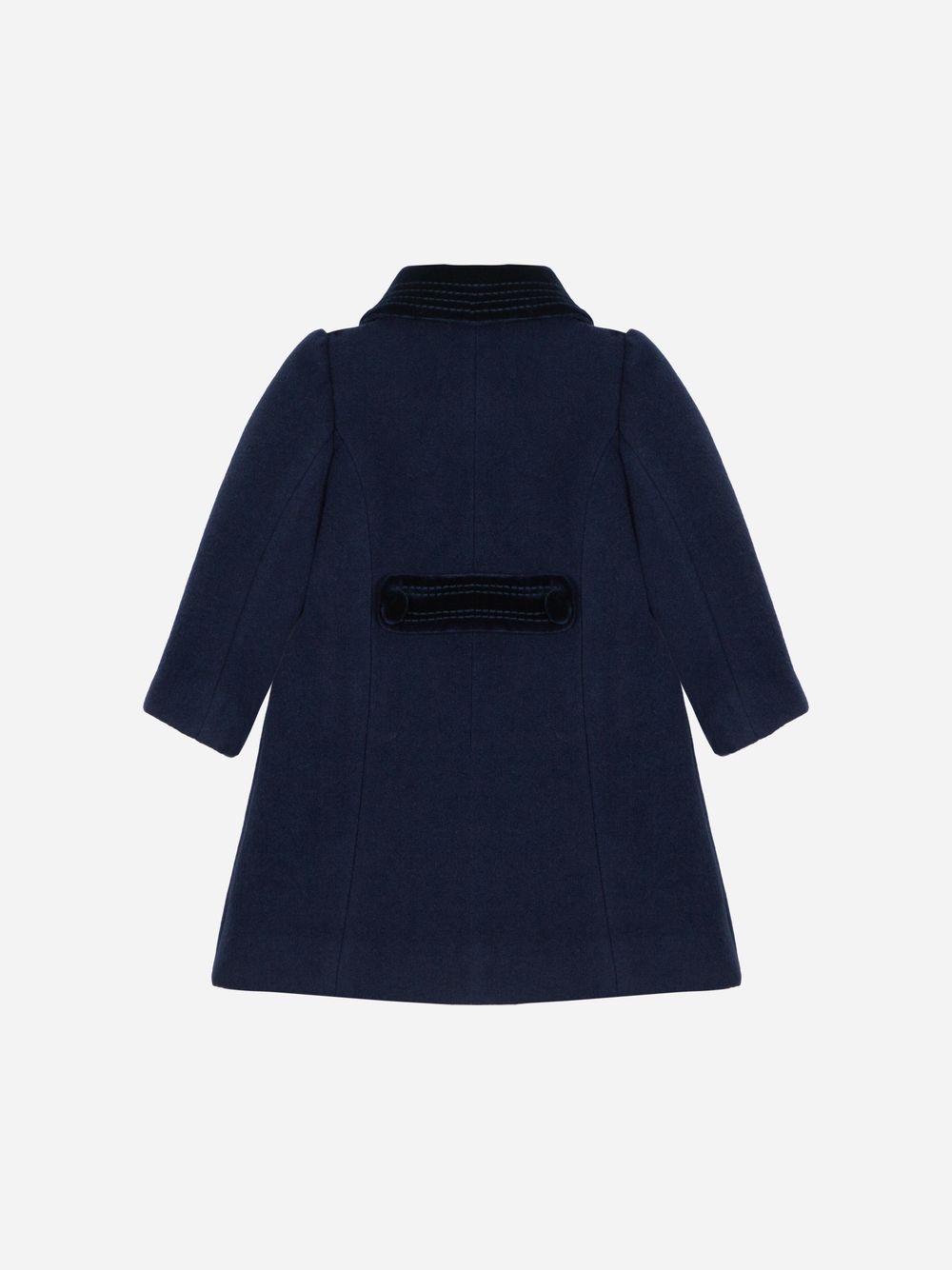 Navy Blue mouflon coat