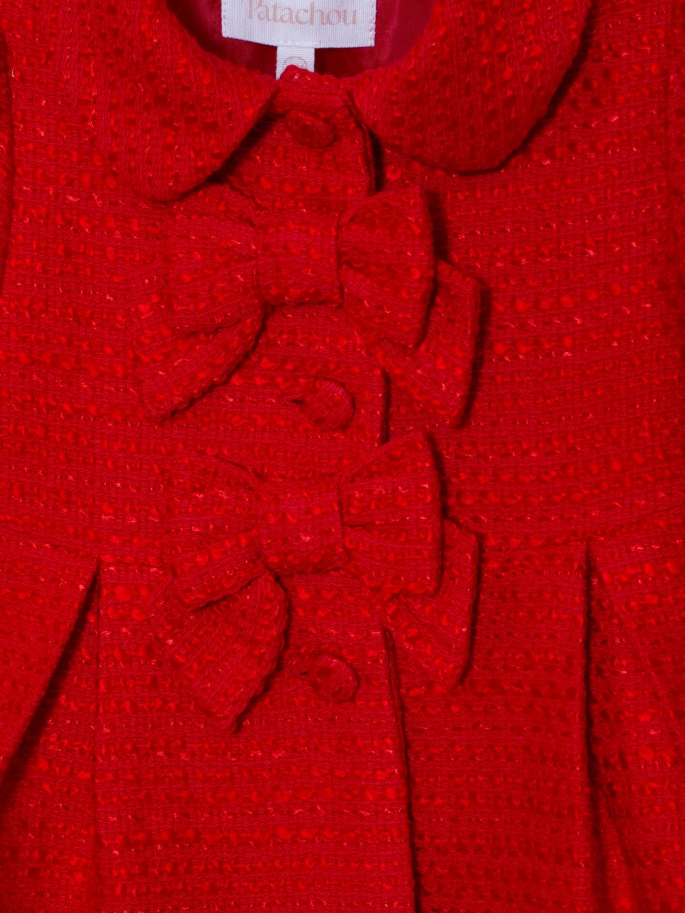 Red tweed coat