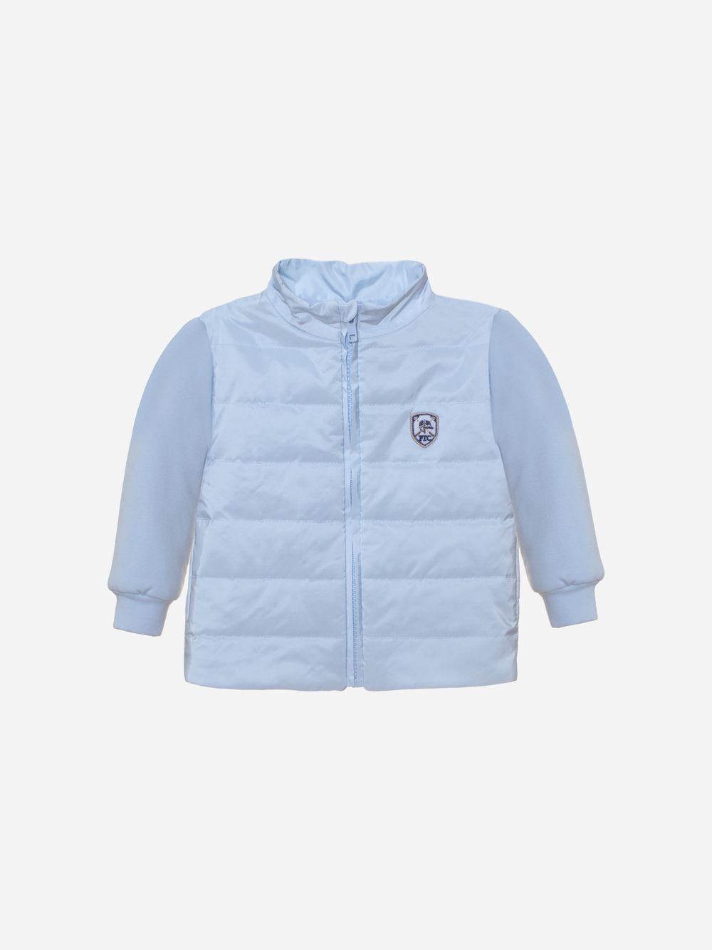 Light Blue microfiber coat