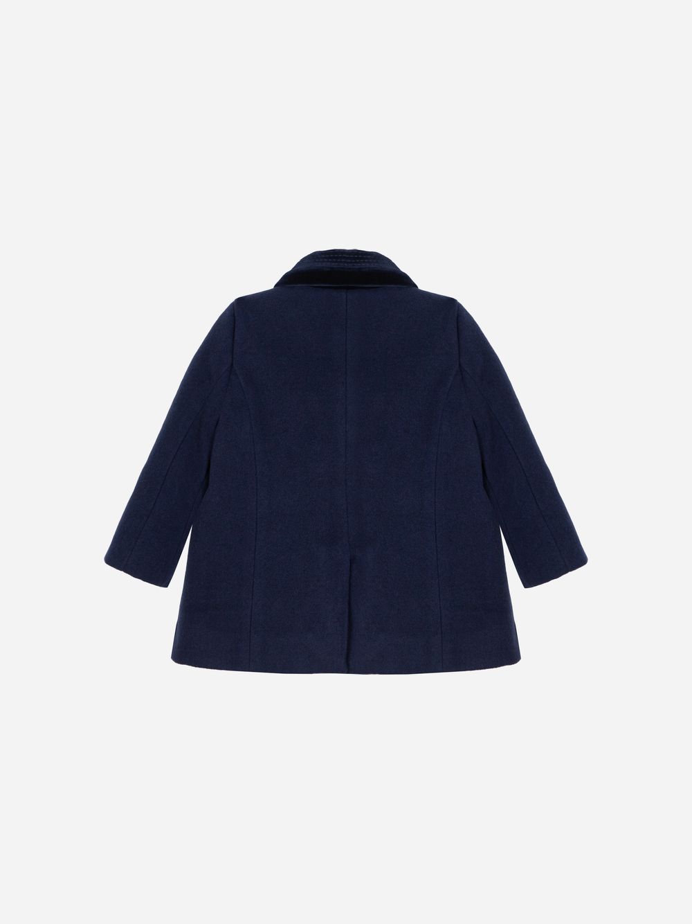 Navy Blue mouflon coat