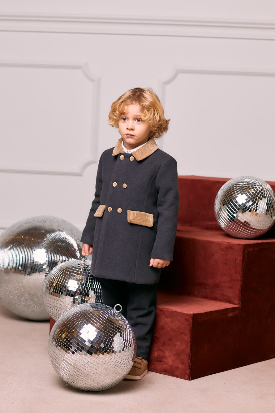 Grey mouflon coat