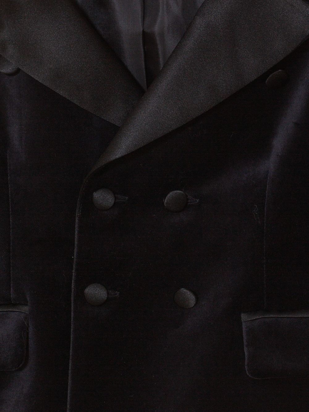 Black double breasted blazer
