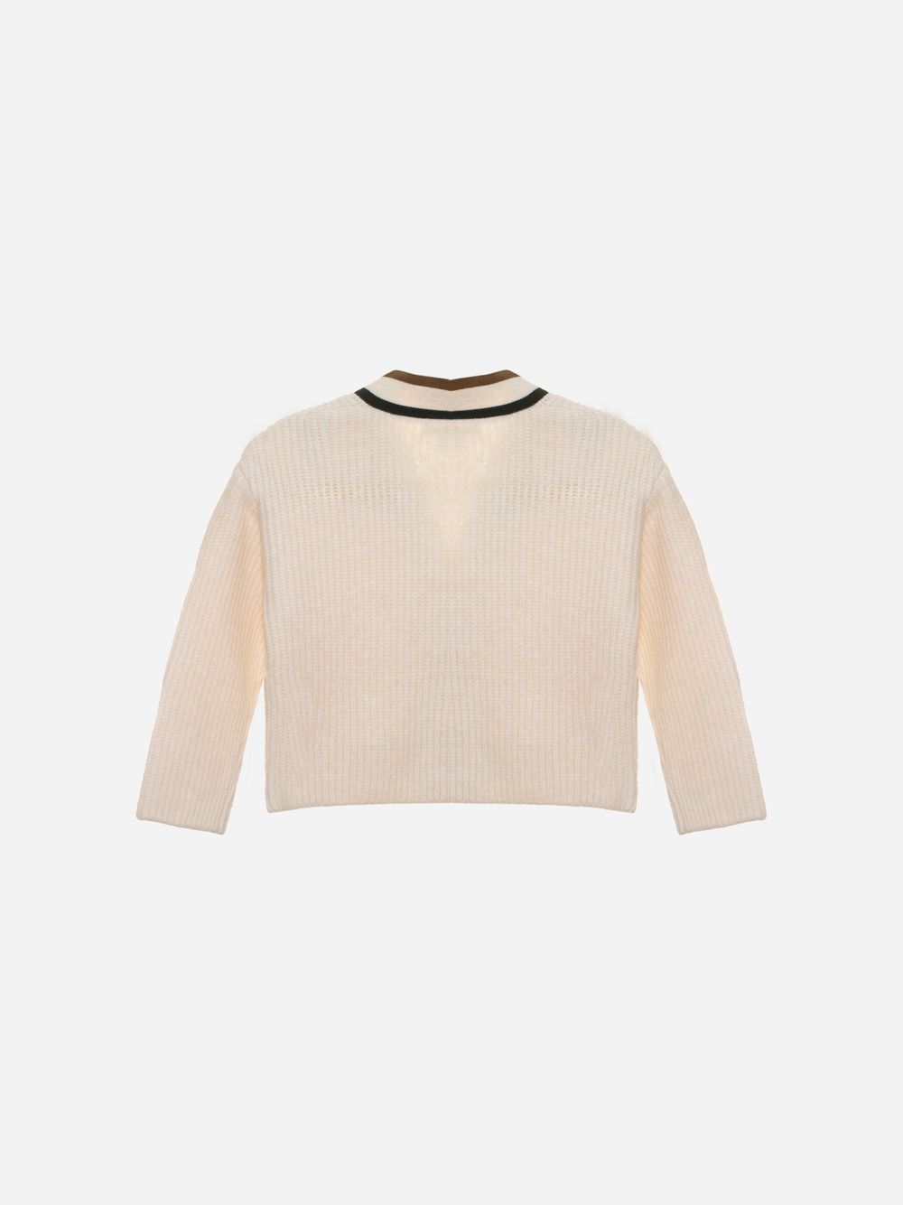 Ecru knit cardy
