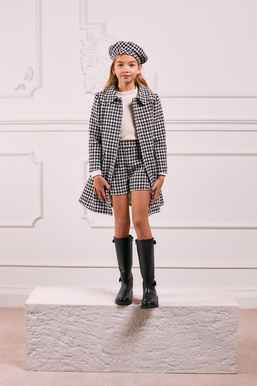 Houndstooth coat