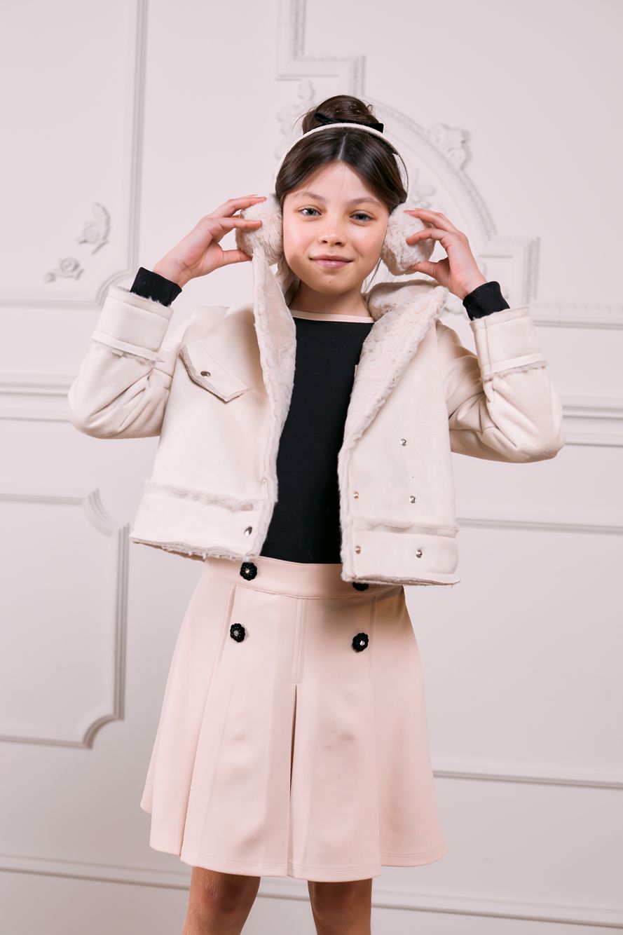 Double face fur jacket
