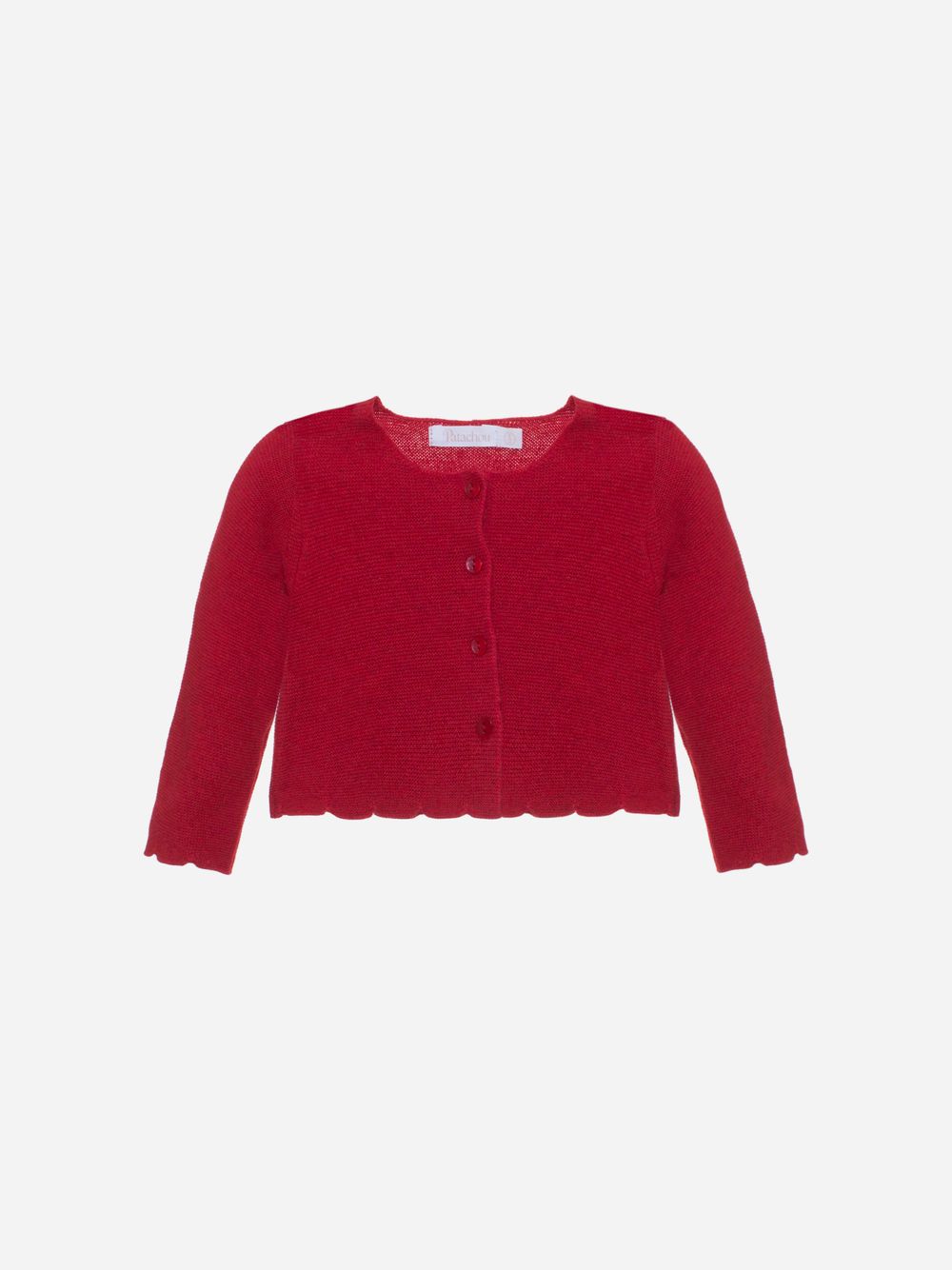 Red knit cardy