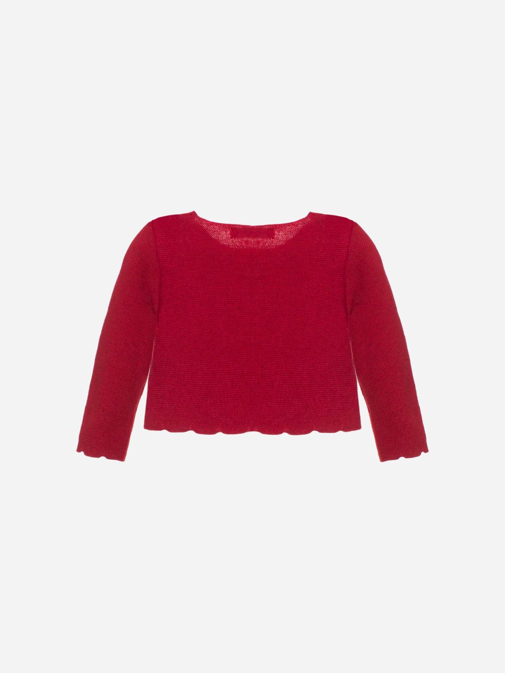 Red knit cardy