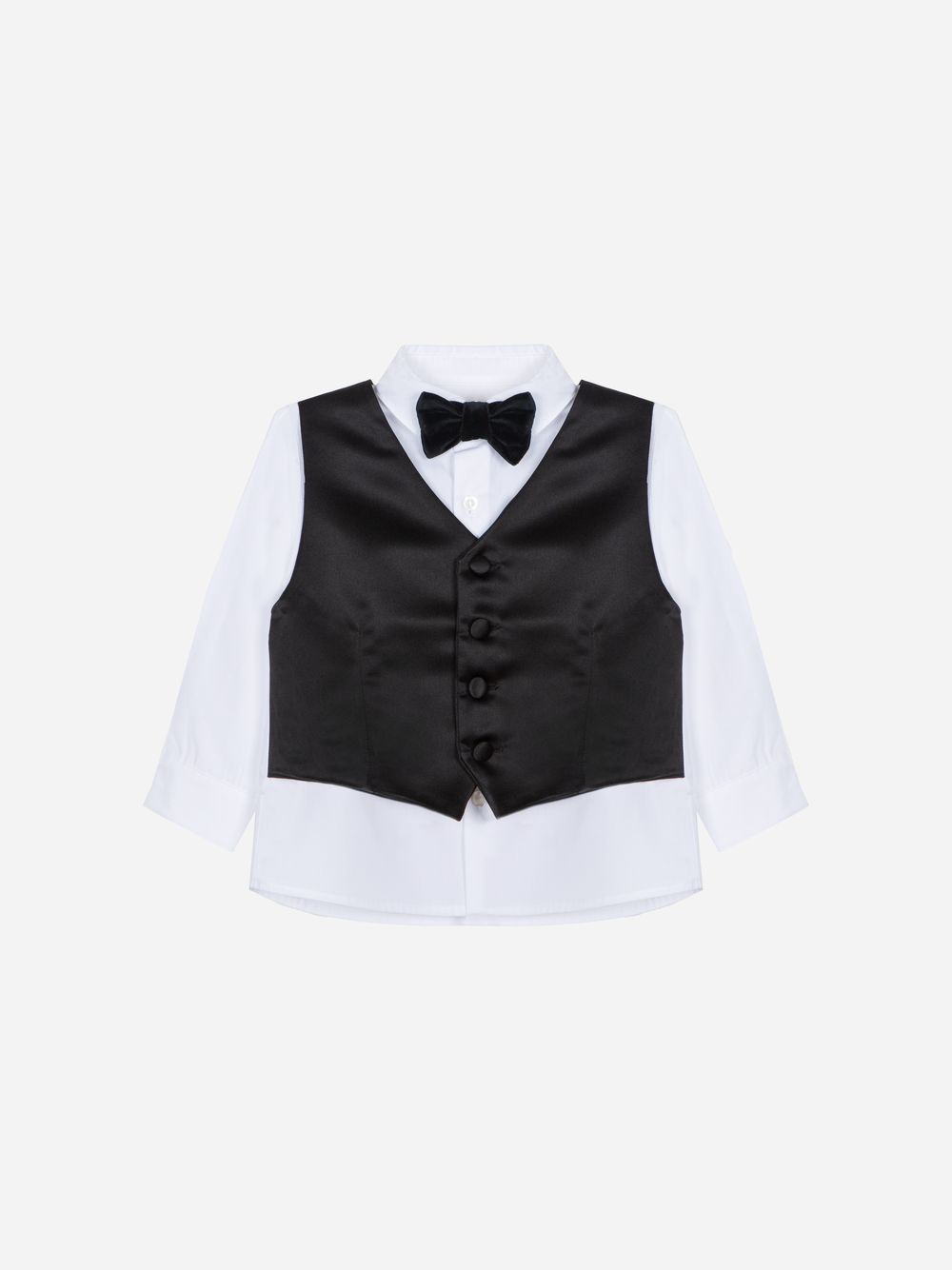 White and black shirt