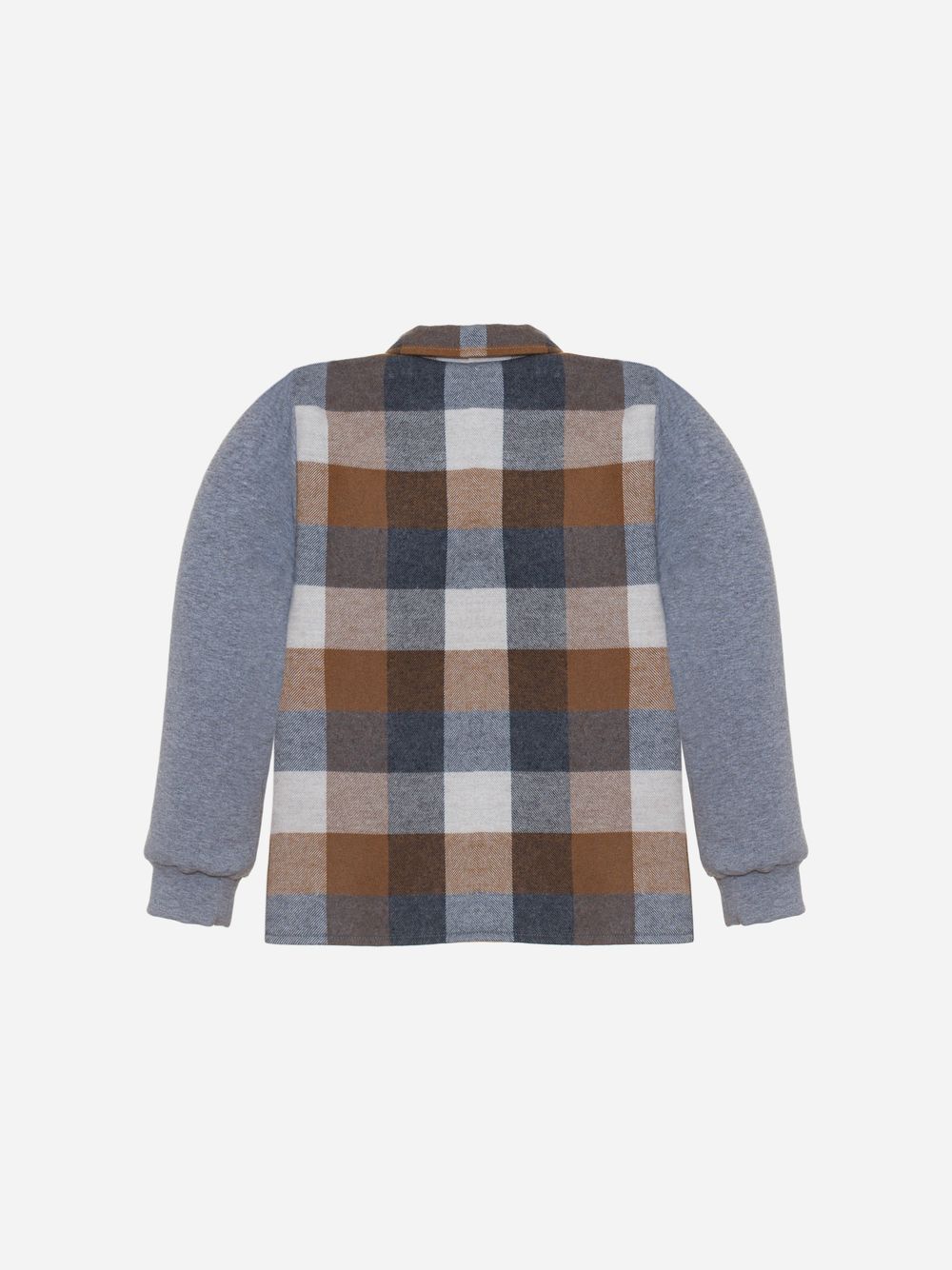 Brown flannel overshirt
