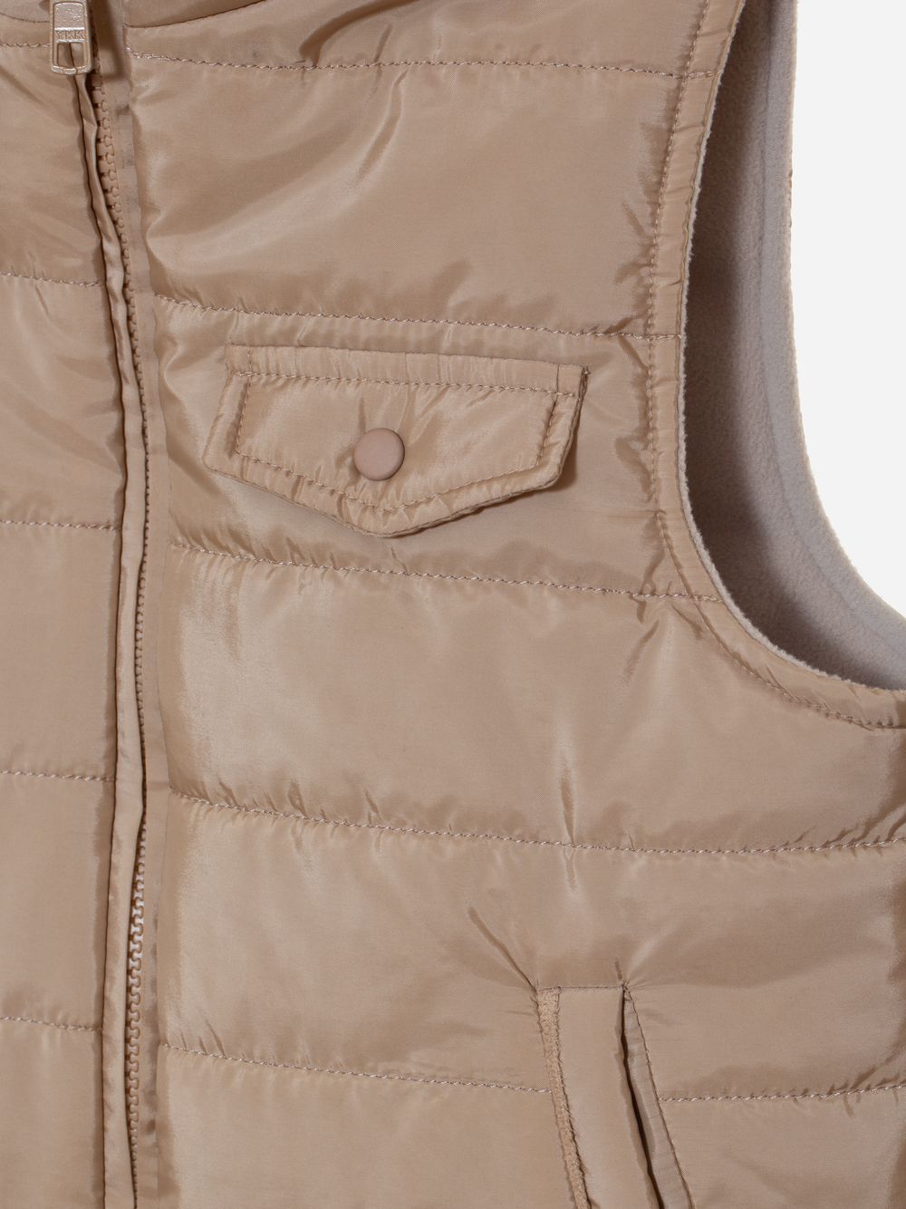 Padded camel vest