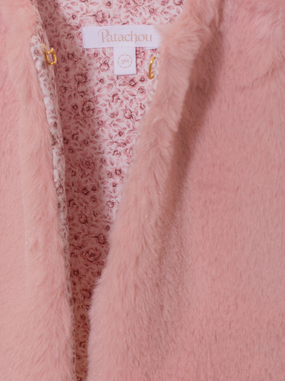 Pink fur vest