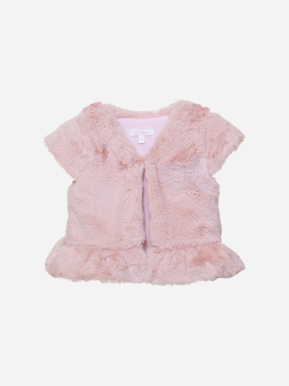 Pale pink cap sleeve vest