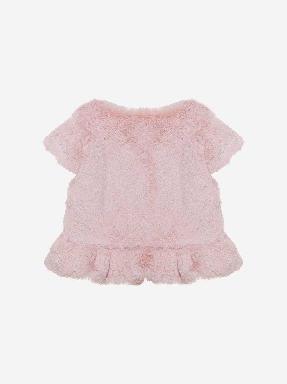 Pale pink cap sleeve vest