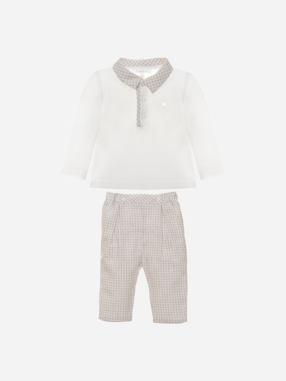 Beige flannel set