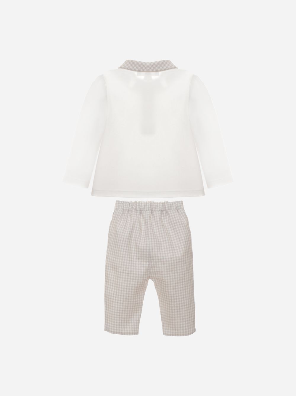 Beige flannel set
