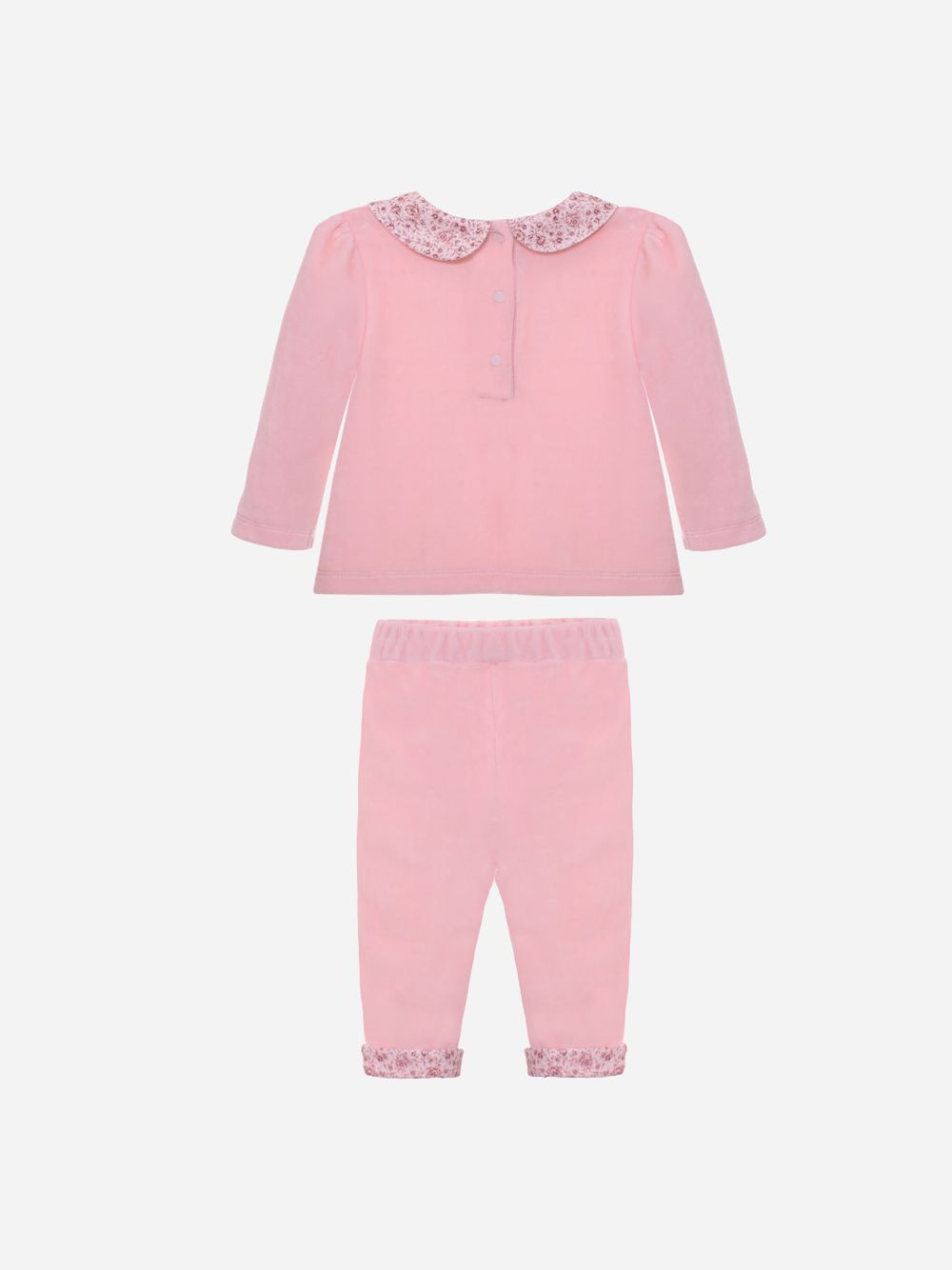 Pink velour set