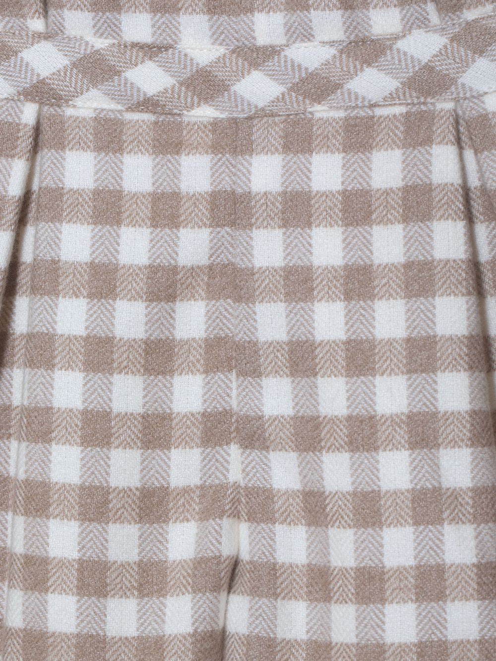 Beige blouse and shorts set