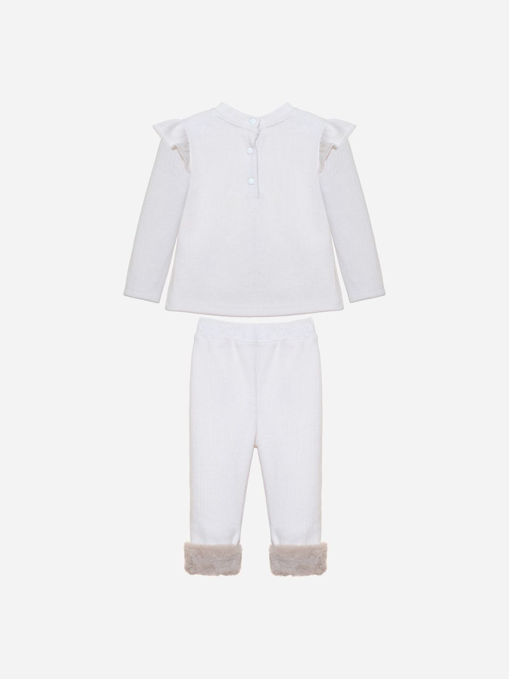 Beige sweater and pants set