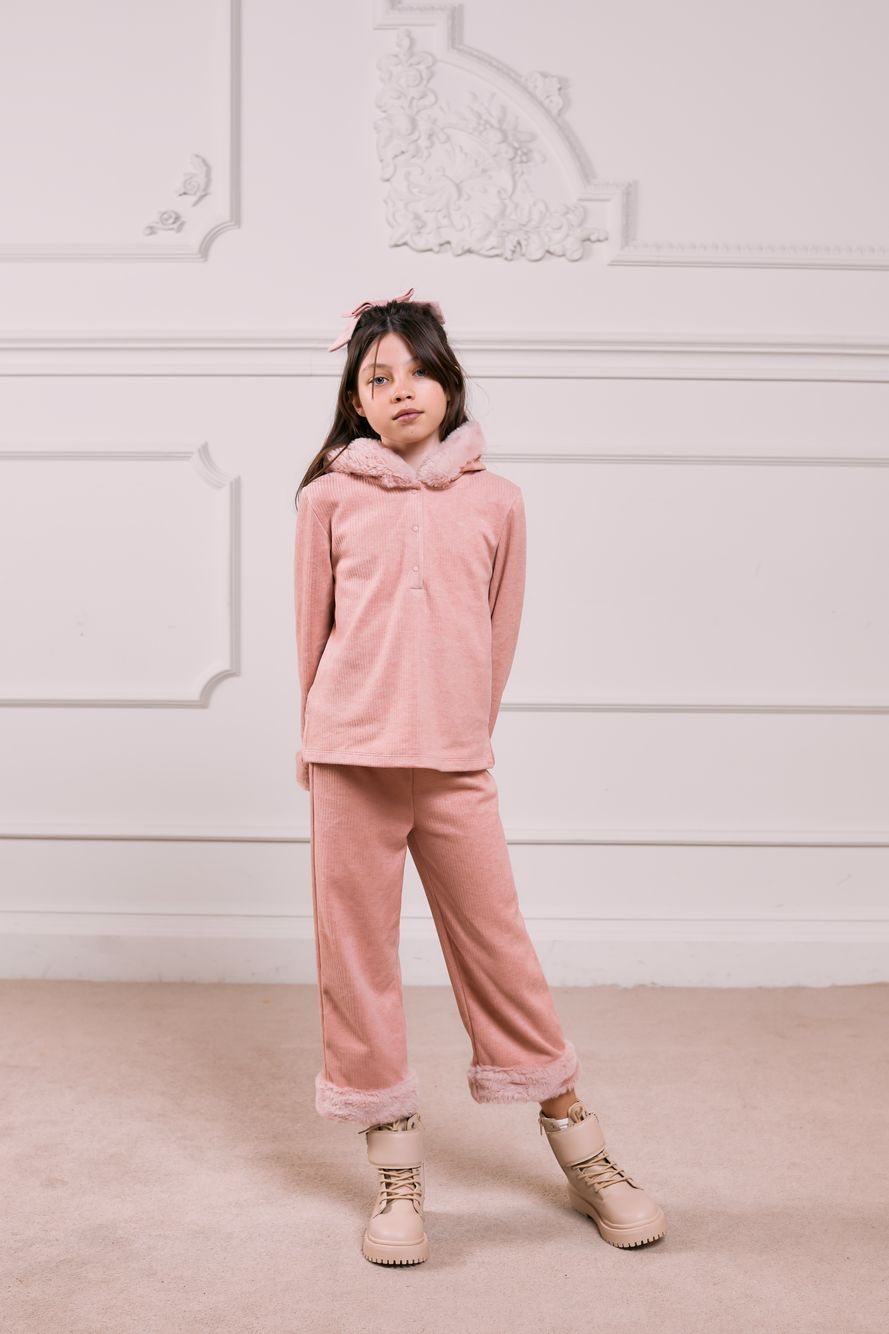 Pink knit set