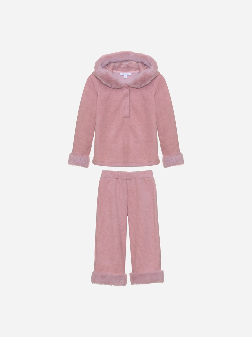 Pink knit set