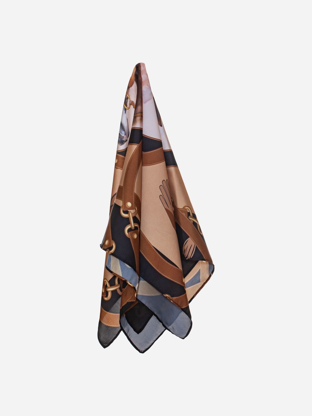 Horses print scarf
