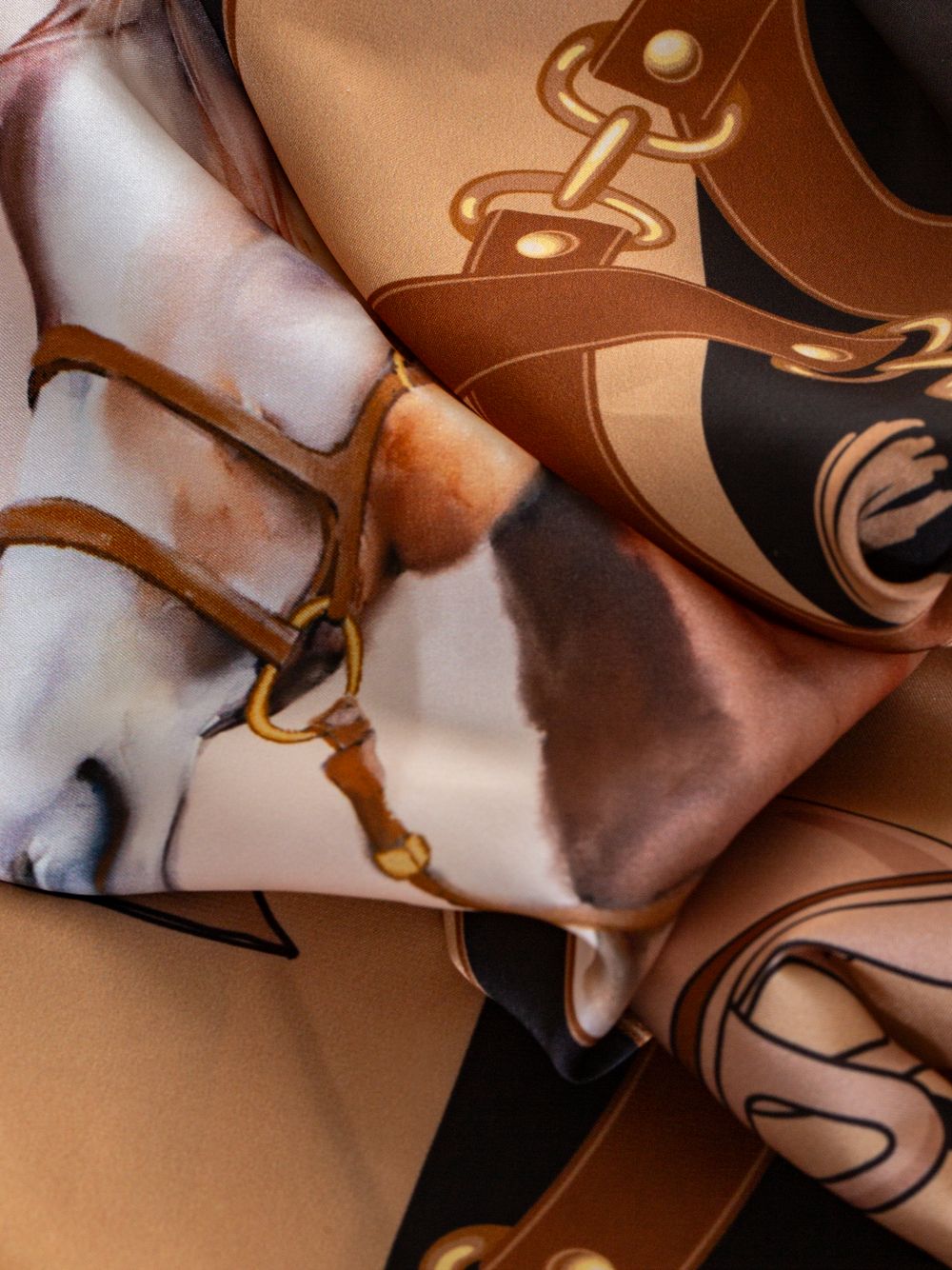 Horses print scarf