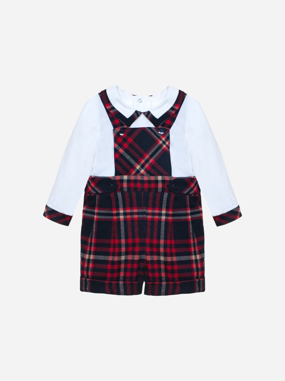 Scottish tartan romper