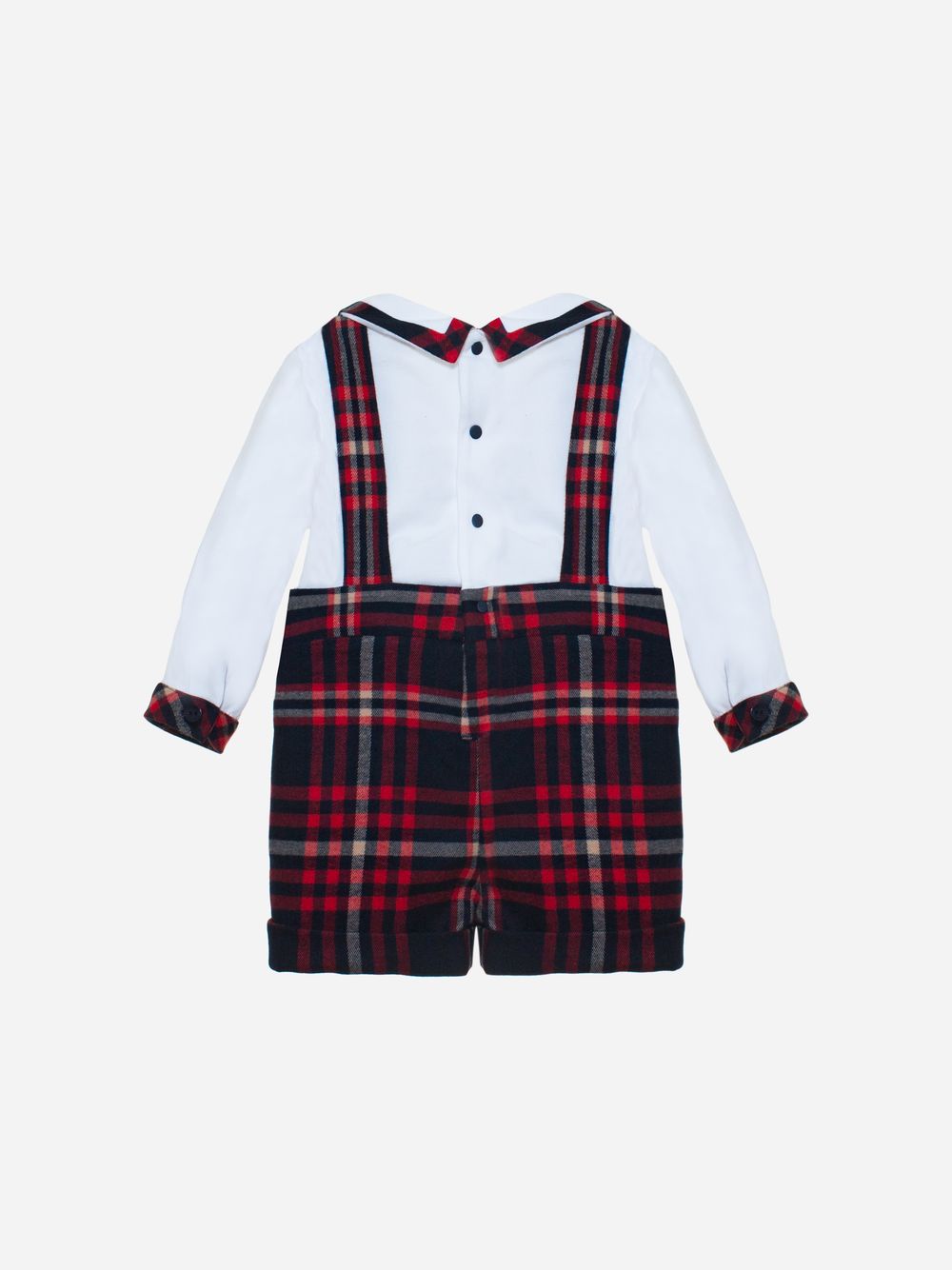 Scottish tartan romper