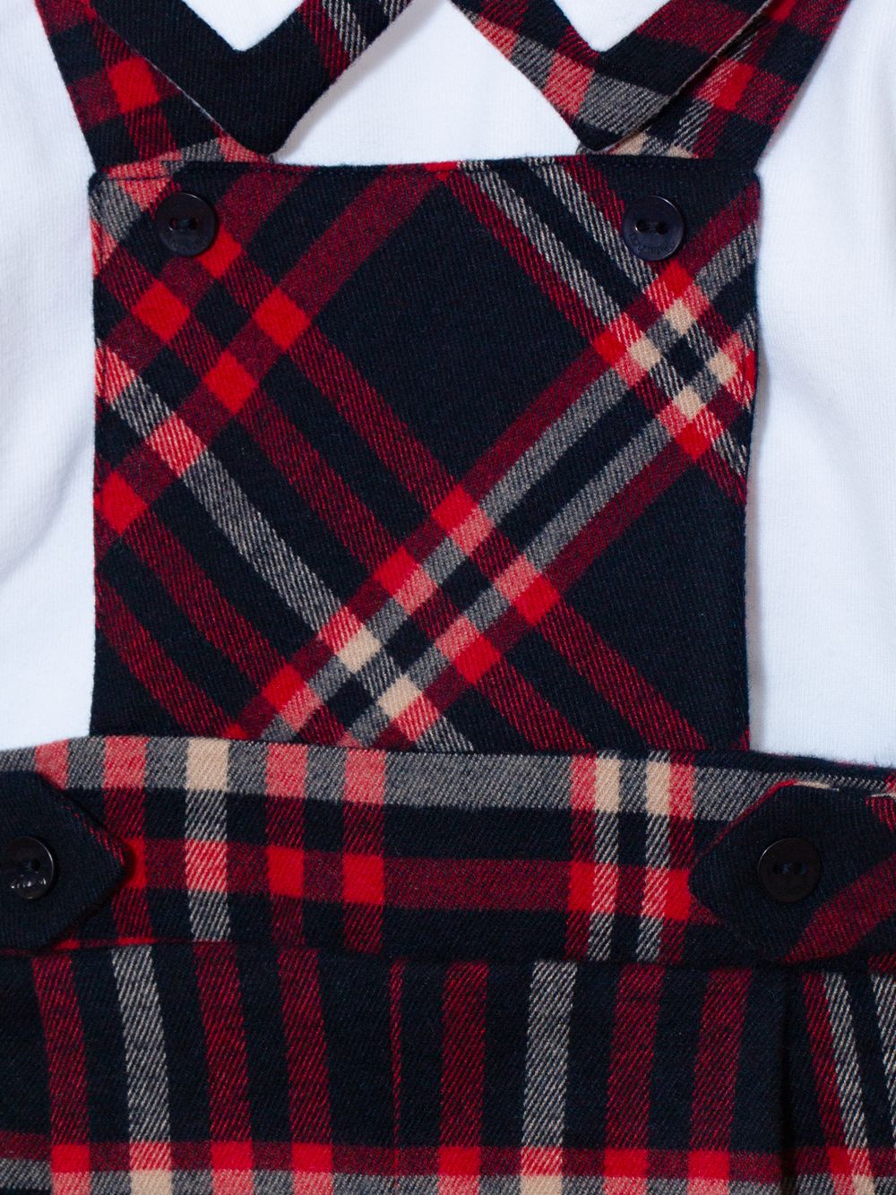 Scottish tartan romper