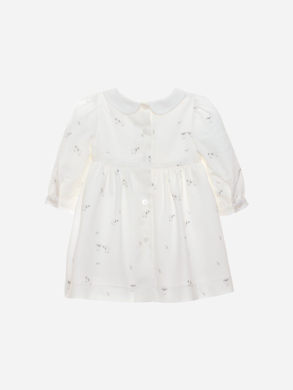 White viyella dress