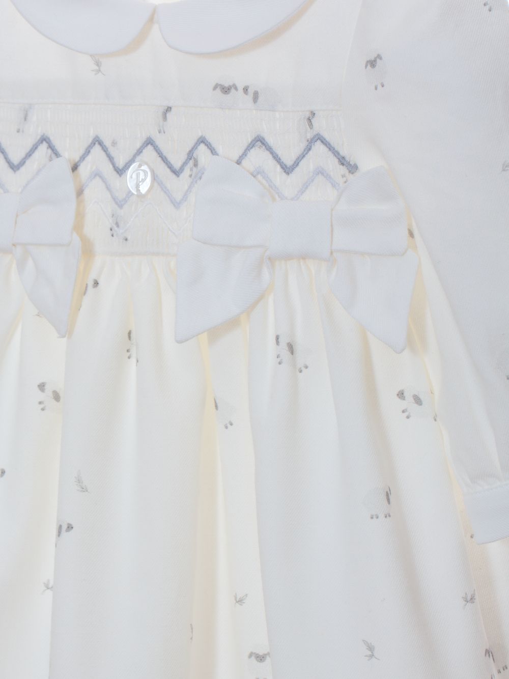 White viyella dress