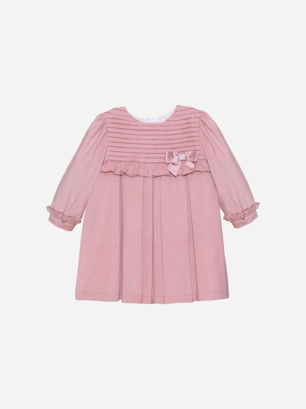 Pink corduroy dress