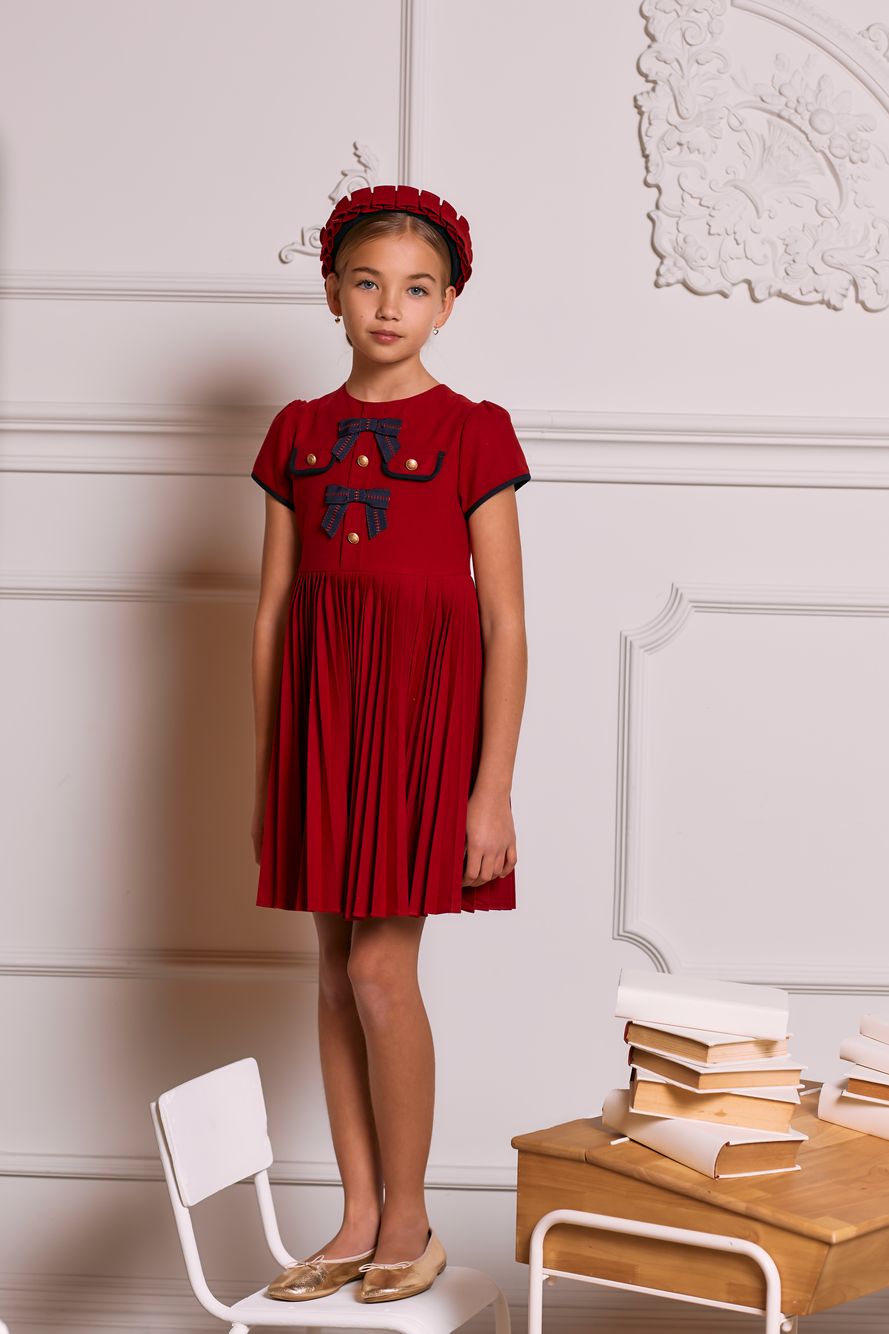 Red flannel dress