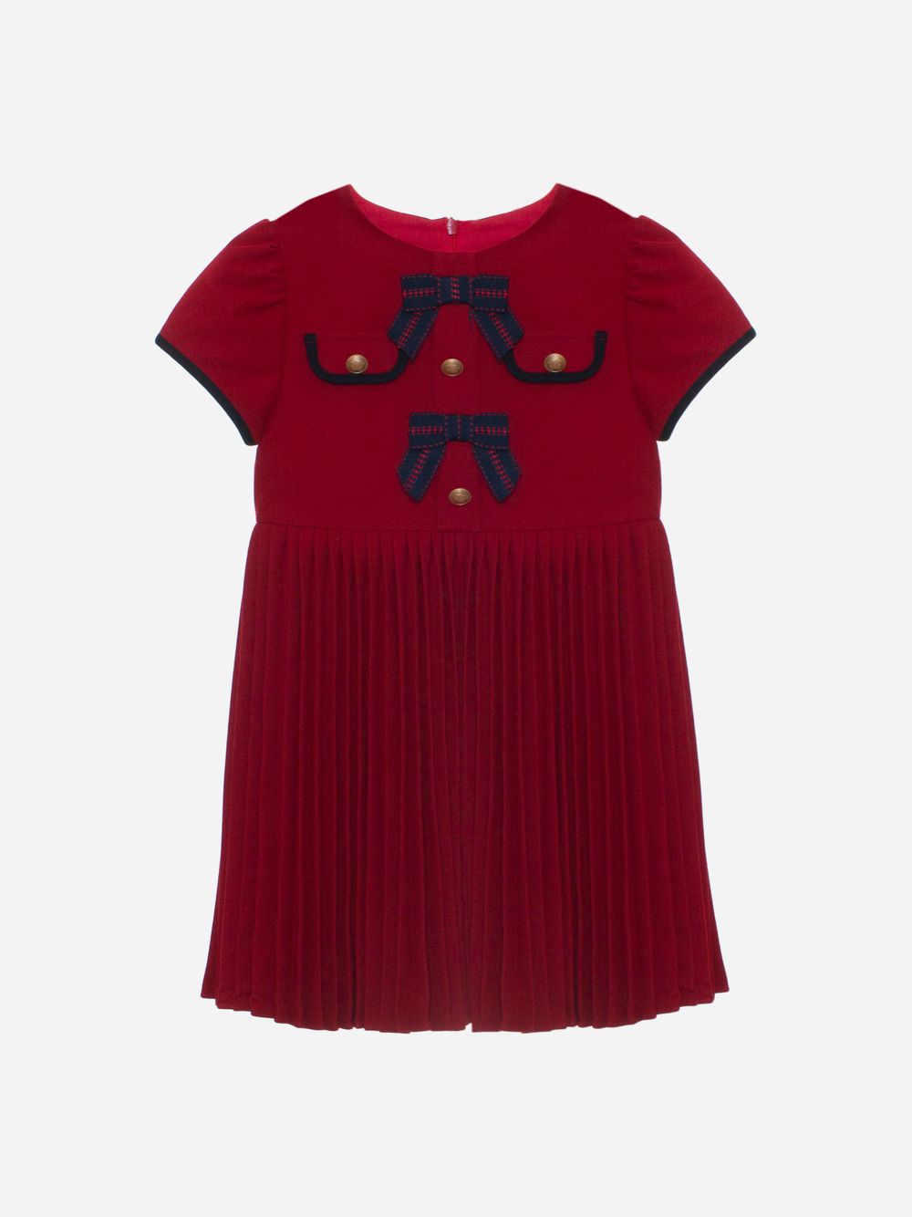 Red flannel dress
