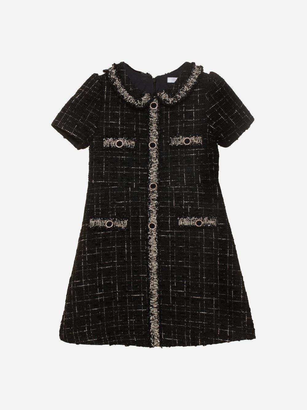 Black tweed dress