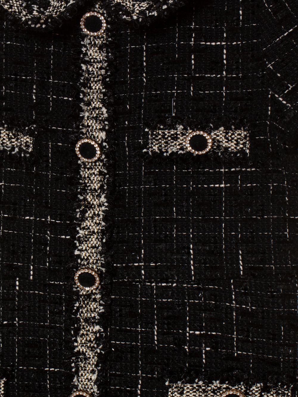 Black tweed dress