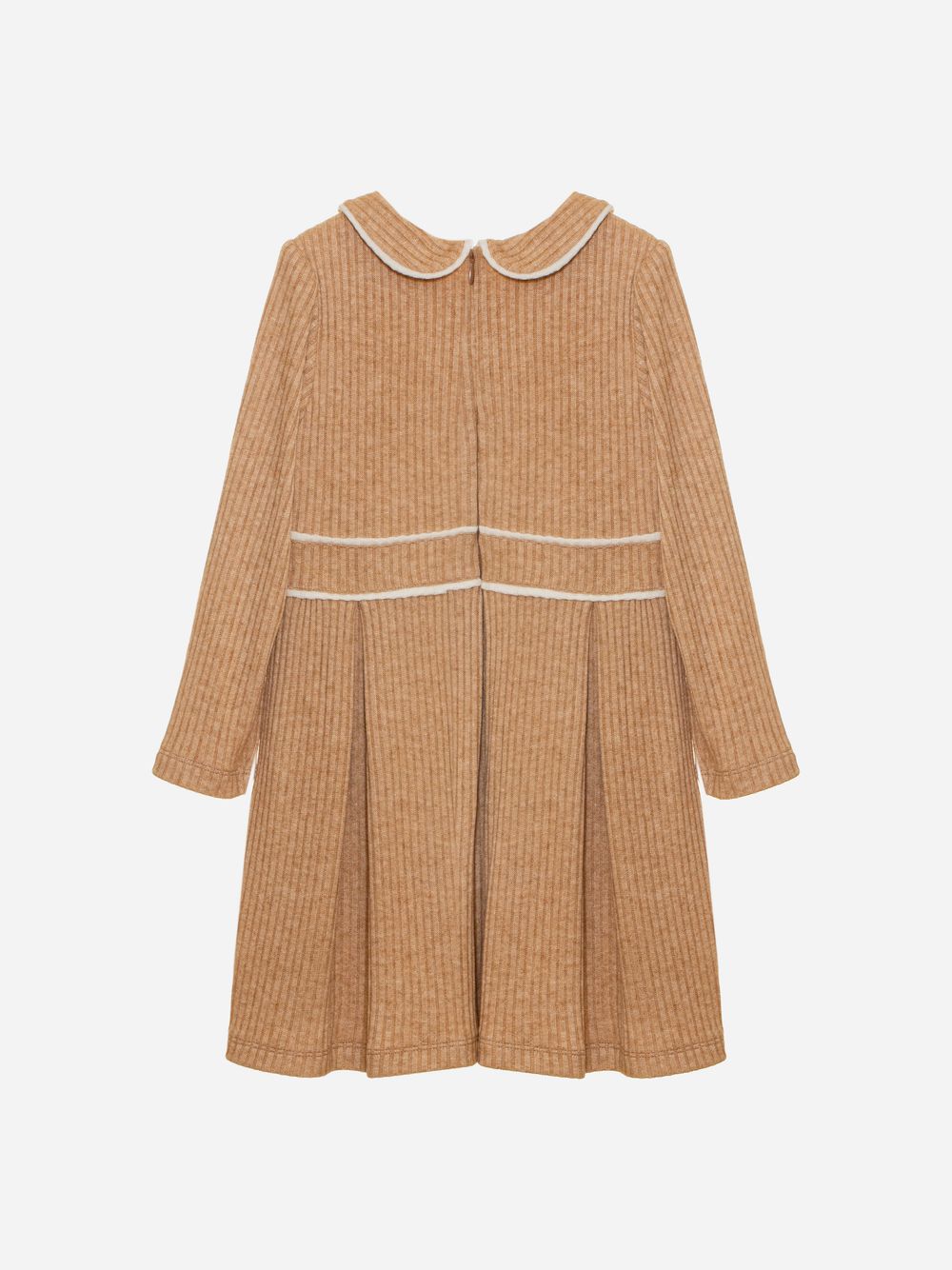 Camel knit dress