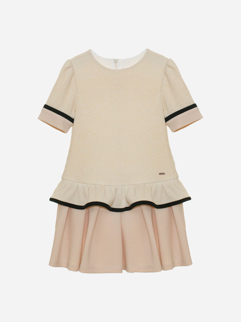 Ivory short sleeve dress